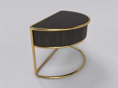 Luxury coffee table 1 set 3D model