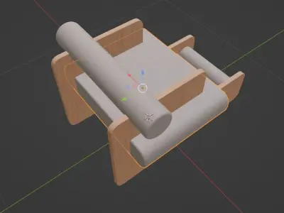 chair Free low-poly 3D model