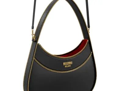 Moschino Rider CalfSkin Hobo Bag Low-poly 3D model