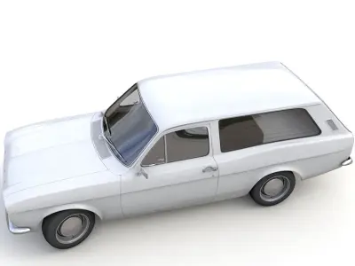Escort Mk1 Estate 1971 3D model