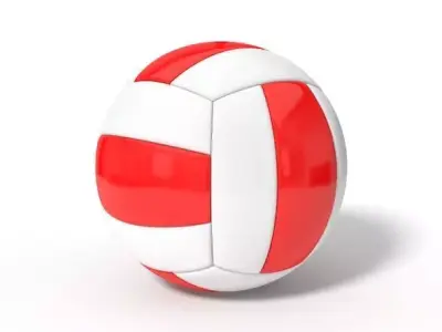 simple volley ball  3D model