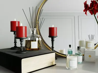 Decorative set 06 3D model