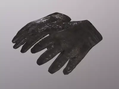 Gloves Low-poly 3D model
