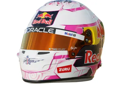 F1 Liam Lawson Helmet 2025 3D model