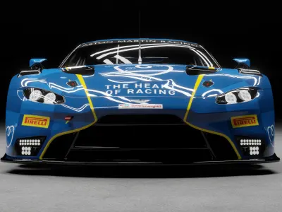 Aston Martin Vantage GT3 V8 3D model