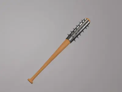Baseball Bat 3D model 5