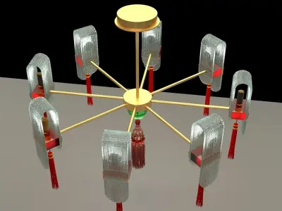 Chinese lantern 3D model