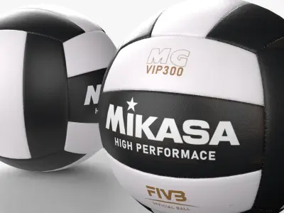 Collection of best Volleyball balls 3D model