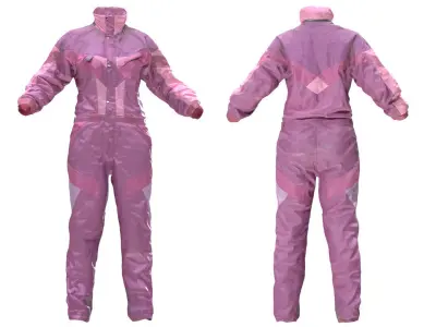 Overalls 192 - All MH Bodies - UE5 Skeletons - Rigged Low-poly 3D model