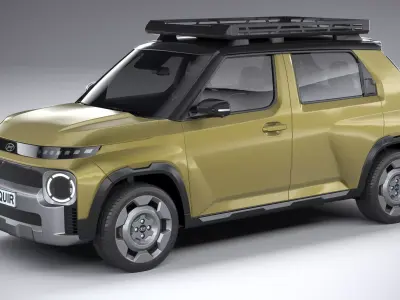Hyundai Inster Cross 2025 3D model