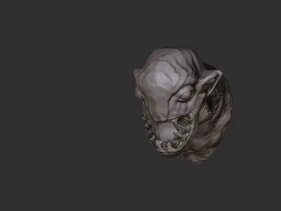 head monster demon 3D model