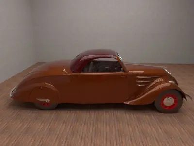 Peugeot 402 Eclipse 1936 3D model