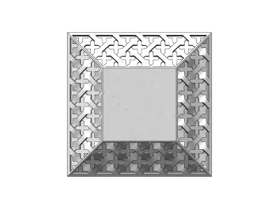 Arabesque moucharabieh panel 3D print model