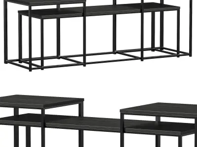Yarlow Table Set Of 3 By Furnitureden 3D model