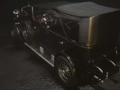 Vintage car A 3D model