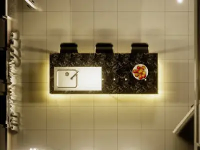 Modern Kitchen 3D model