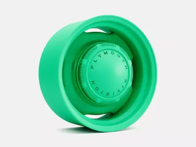 15x7 Mopar Steelie Wheel and Brake 3D print model