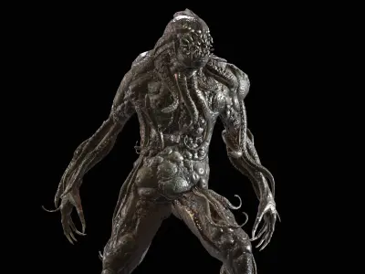 MutantZ8 Low-poly 3D model