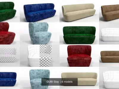 GUBI Stay  3D Model Pack
