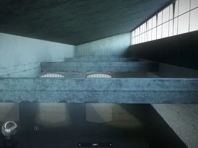 Warehouse VR  Product Car Showcase 4K Baked and Corona Max Scene Low-poly 3D model