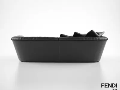 Fendi Casa Cocoon sofa 3D model