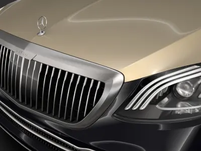 Mercedes Maybach S 560 X222 2019 3D model