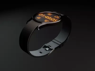 Fitness Watch 01 3D model