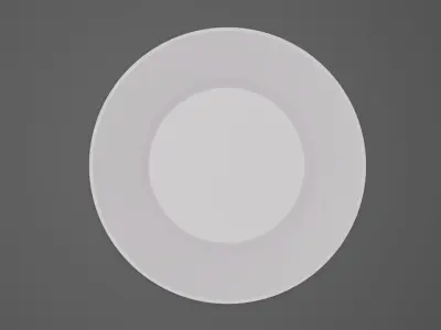 Plate White 3D model