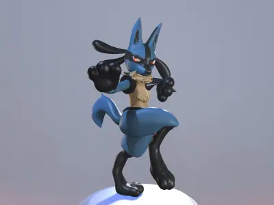 Lucario 3D model