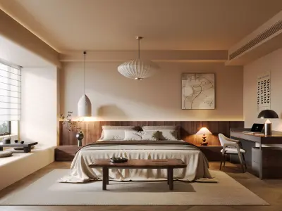 Modern medieval style 3D model 3D model