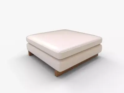 West Elm Harmony Ottoman 3D model
