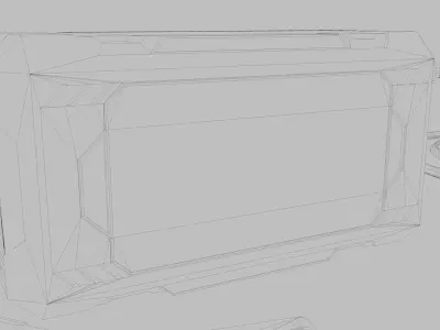 Battery Charger Low-poly 3D model