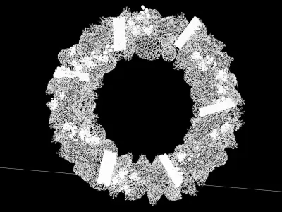 Christams Venok 3D model