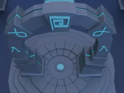 PORTAL Low-poly 3D model