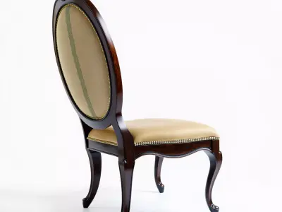 Regal Walnut Chair model pack Low-poly 3D model