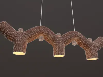 Wave Candelier 3D model