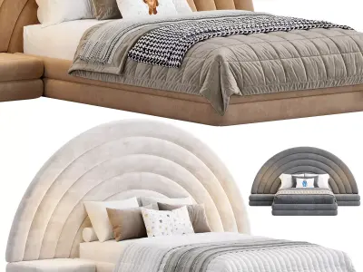 Salana Mini Bed By Thehighwall 3D model