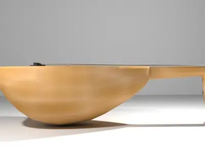 Musical Instrument Gambus 3D model