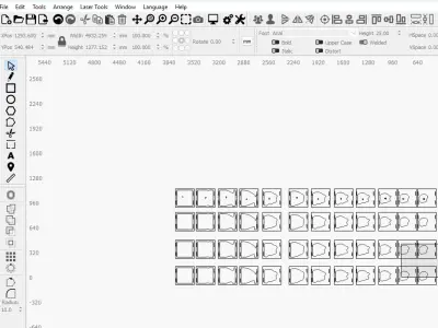 parametric square wood lamp 3D print model