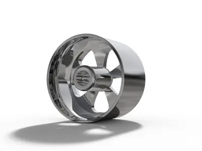 BILLET SPECIALATIES RAIL TAIL WHEEL  3D print model