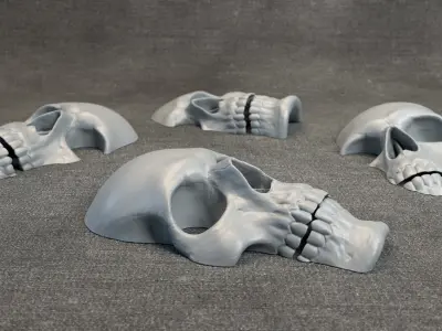 Skulls - Wall Decoration 3D print model