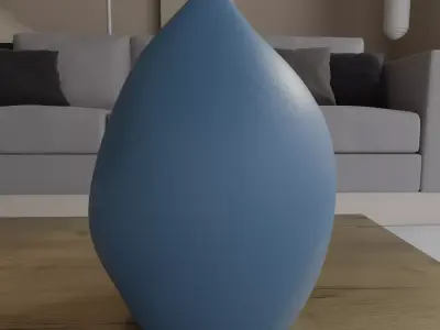 Modern Teardrop Nativity Scene 3D Printable STL Model 3D print model