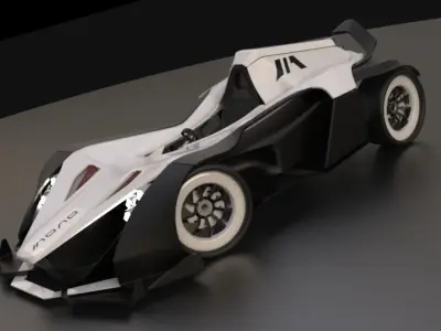bac mono 2 concept car 3D model