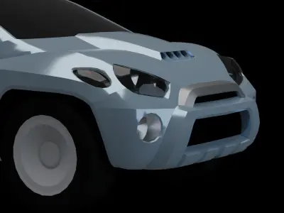 2001 Toyota RSC Concept  Low-poly 3D model