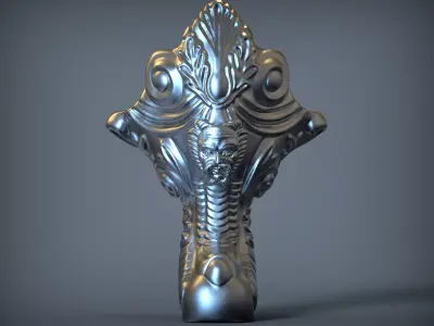 Furniture leg 3D print model