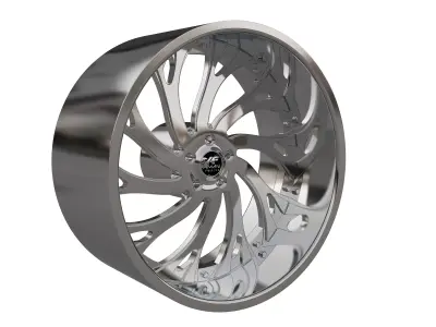 AMANI FORGED Atlantic ORIGINAL FORGED WHEEL 3D MODEL 3D print model