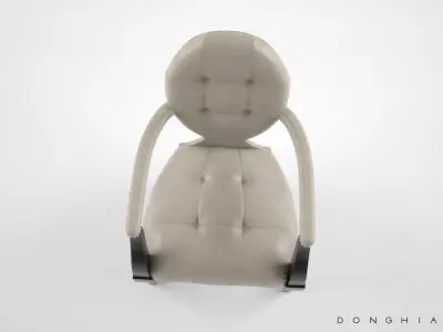 Donghia Gran Eaton armchair 3D model