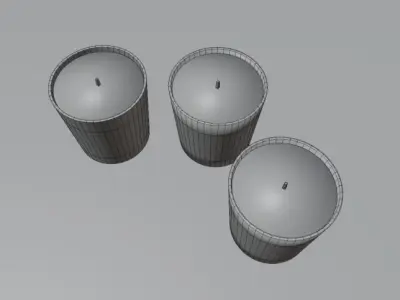 Scented Candles 3D model
