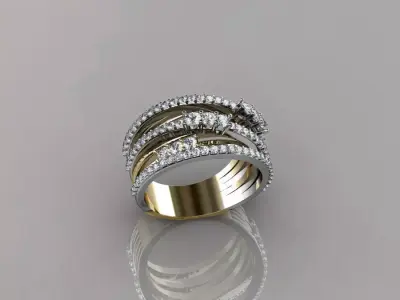 Women Ring 19 3D print model