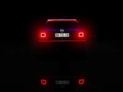 Opel Astra old Model  Free 3D model